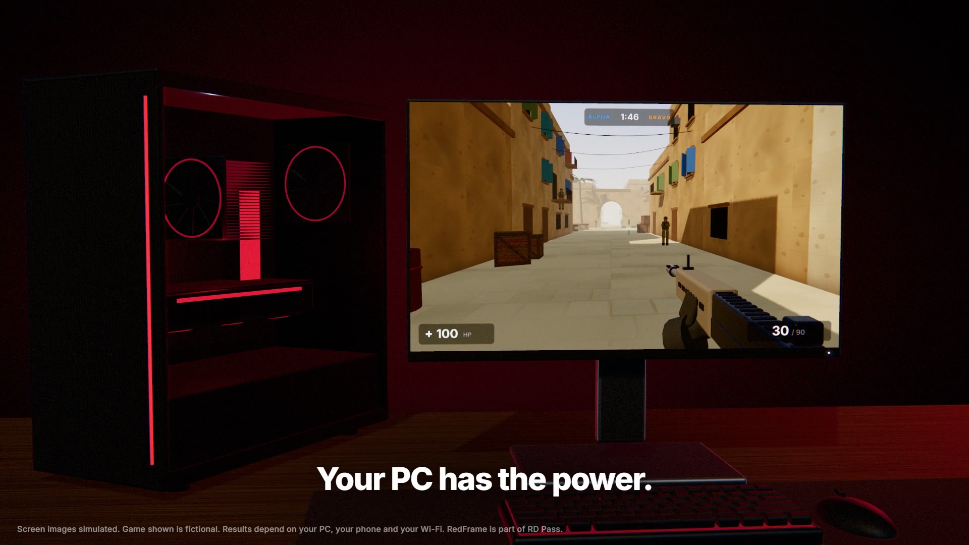 RigScreen+: a PC game on the phone